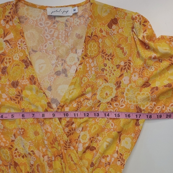 Petal And Pup Tiered Cottagecore Midi Dress Women's Sz Med - Picture 8 of 11